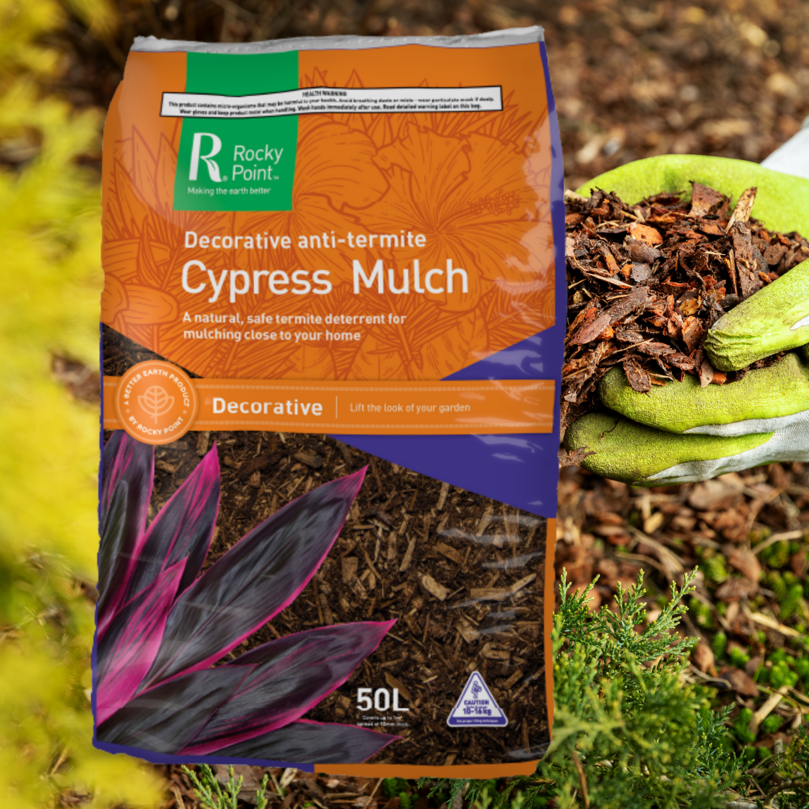 Cypress mulch for bamboo plants. Buy Bamboo. Buy mulch.