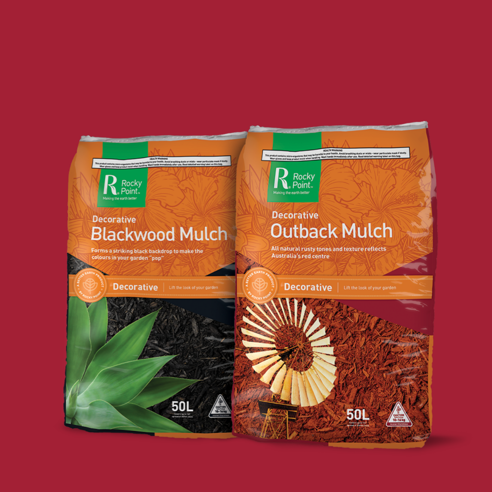 Buy bamboo. Buy Rocky Point Outback Mulch.