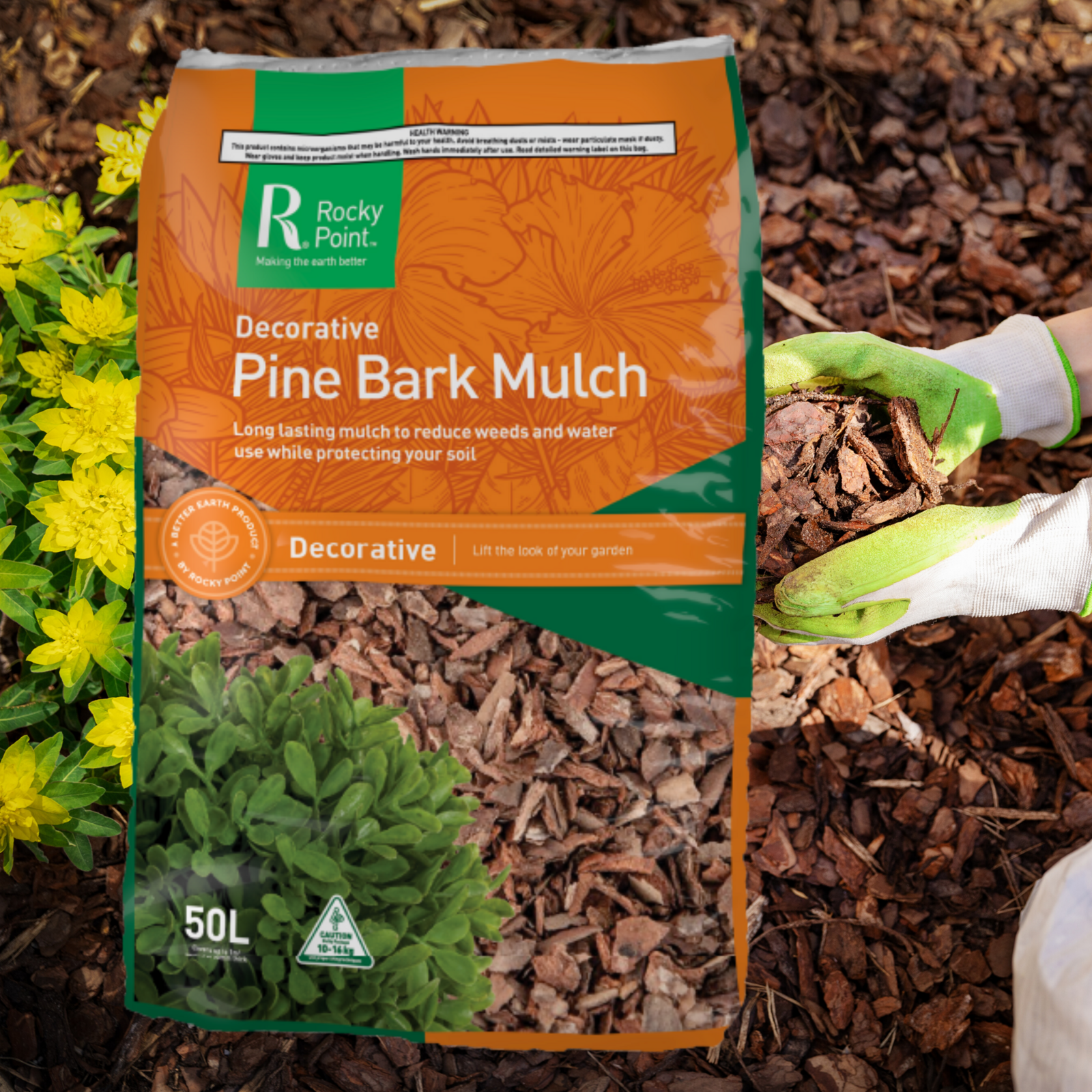 buy pine bark mulch at living bamboo - online bamboo plant nursery