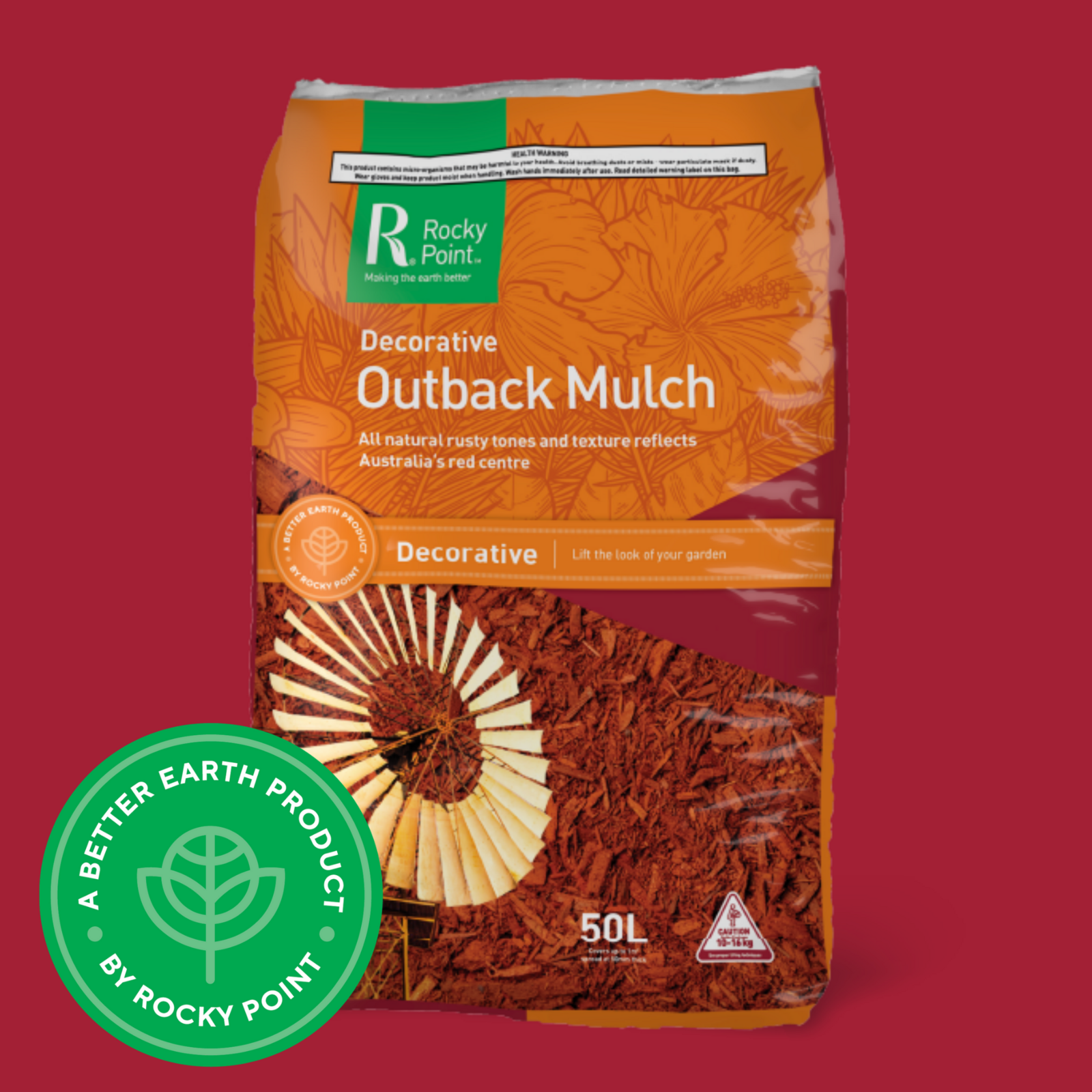 Buy bamboo. Buy Rocky Point Outback Mulch.